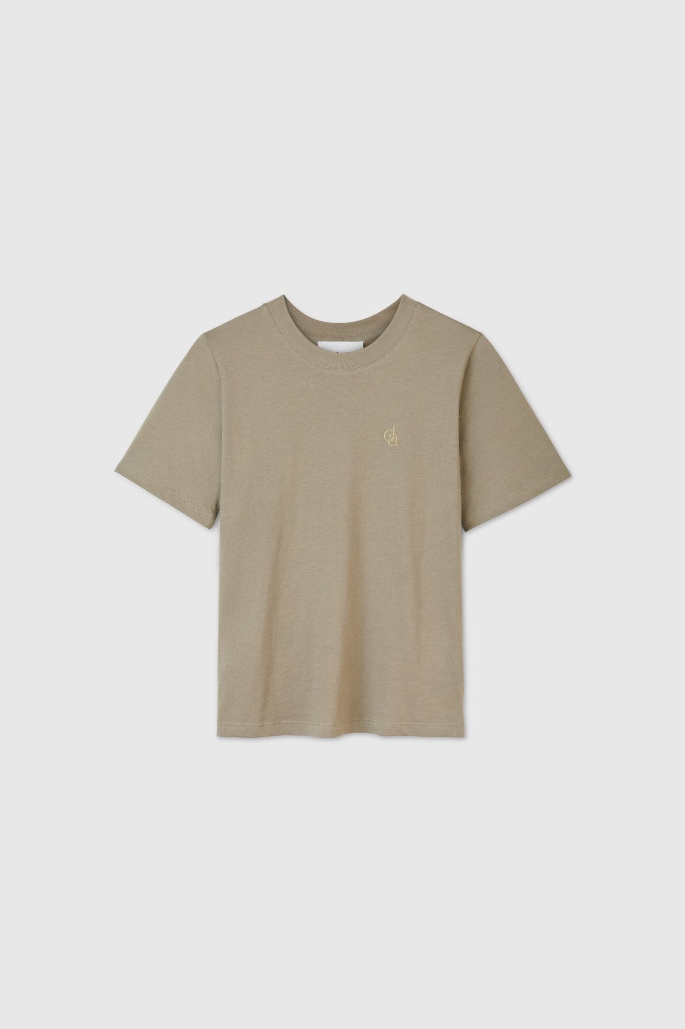 Essential Organic Cotton T-shirt - dāl the label-Khaki