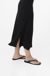 Cupro Bias Slip Dress - dāl the label-XS