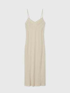 Cupro Bias Slip Dress - dāl the label-XS