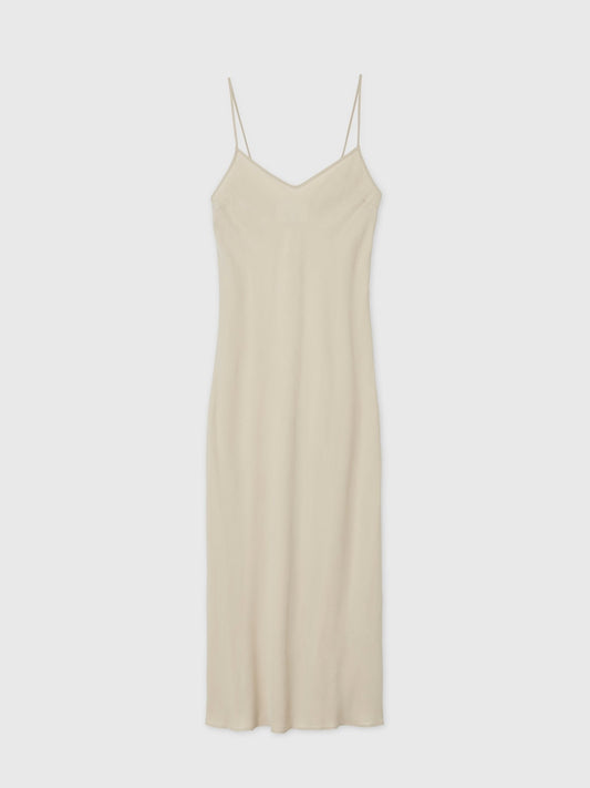 Cupro Bias Slip Dress - dāl the label-XS