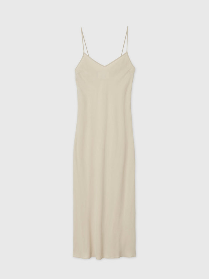 Cupro Bias Slip Dress - dāl the label-XS