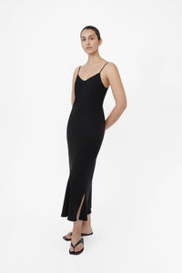 Cupro Bias Slip Dress - dāl the label-XS