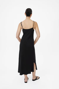 Cupro Bias Slip Dress - dāl the label-XS