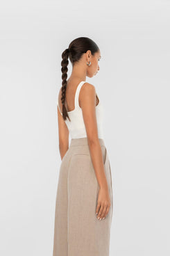 Essential Bodysuit - dāl the label-Ivory