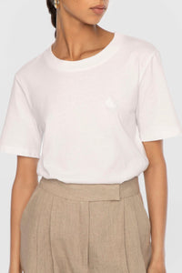 Essential Organic Cotton T-shirt - dāl the label-Soft White