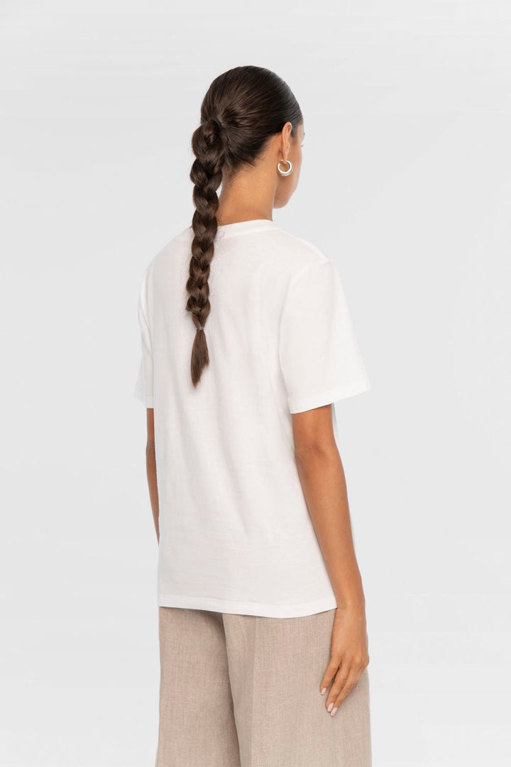 Essential Organic Cotton T-shirt - dāl the label-Soft White